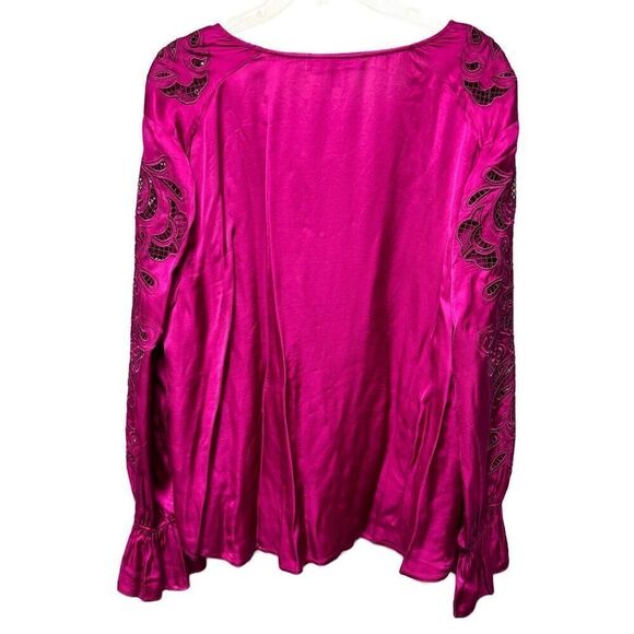 La Joie Magenta Blouse NWT - Picture 2 of 7